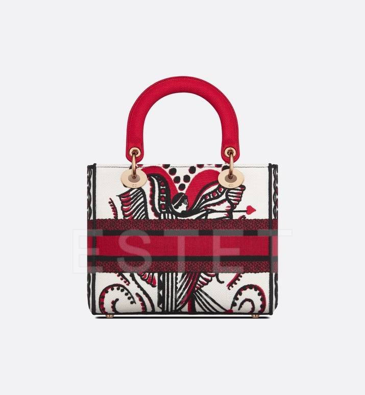 Сумка Dior Lady D-lite Красная