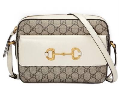 Сумка Gucci Horsebit 1955 Бежевая