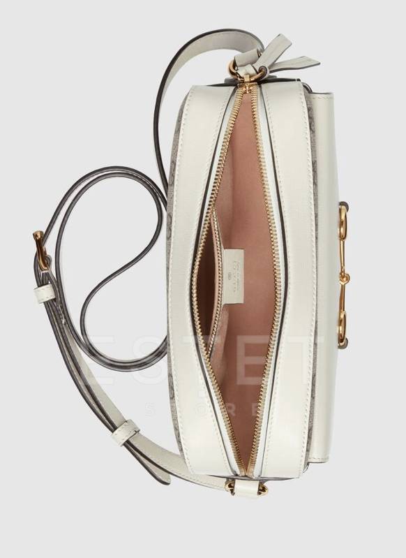 Сумка Gucci Horsebit 1955 Бежевая