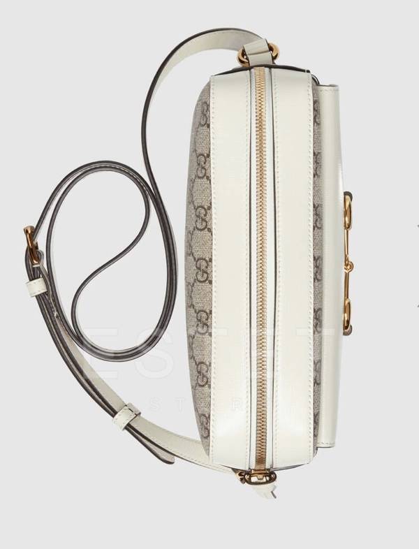 Сумка Gucci Horsebit 1955 Бежевая