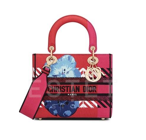 Сумка Dior Lady D-lite Красная