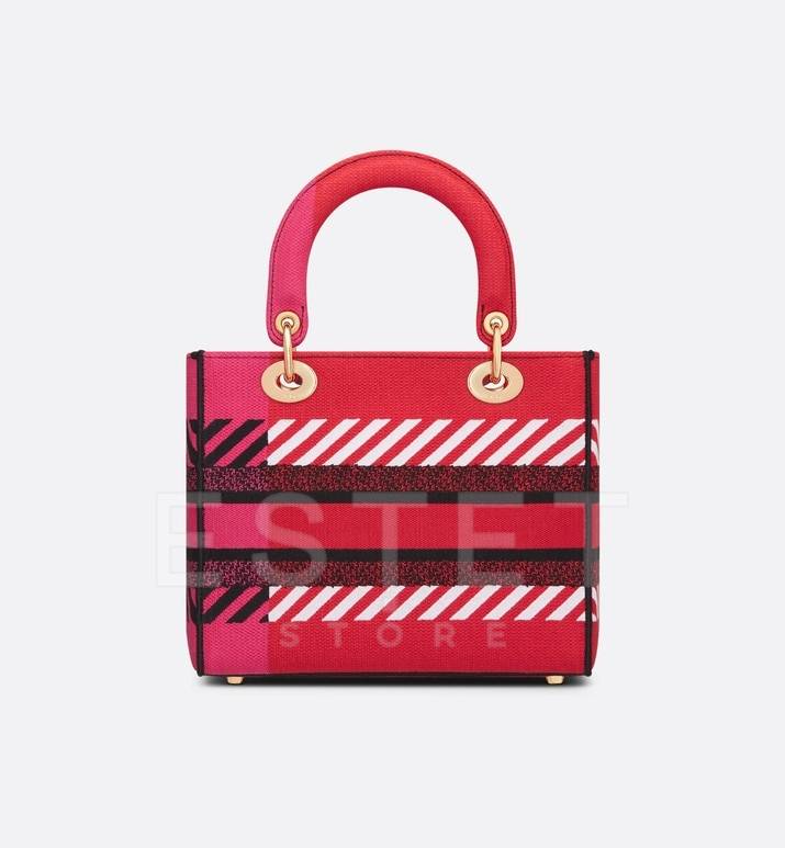 Сумка Dior Lady D-lite Красная
