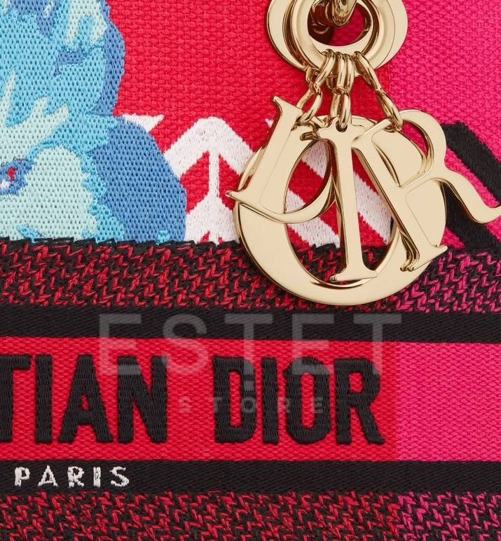 Сумка Dior Lady D-lite Красная