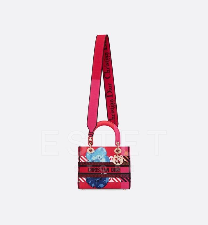 Сумка Dior Lady D-lite Красная