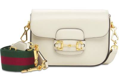 Сумка Gucci Horsebit 1955 Белая