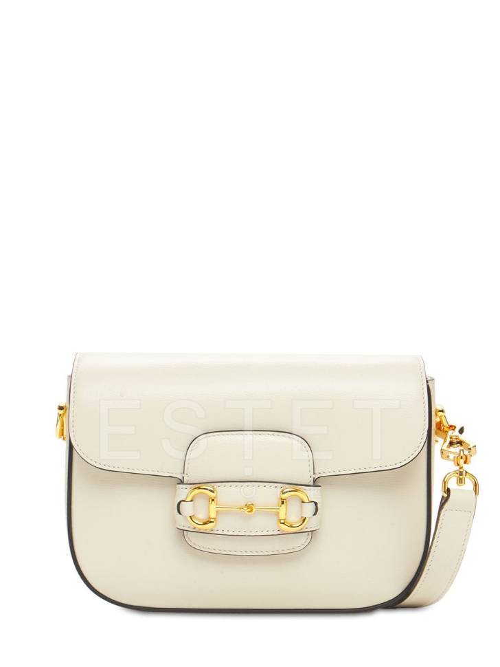Сумка Gucci Horsebit 1955 Белая