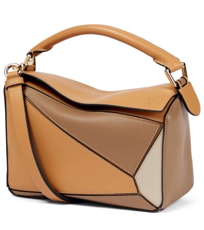Сумка Loewe Puzzle Коричнево-бежевая