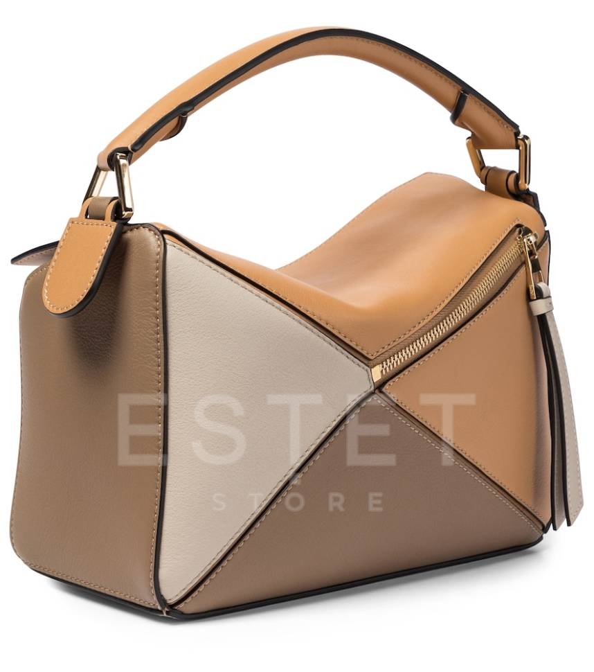 Сумка Loewe Puzzle Коричнево-бежевая
