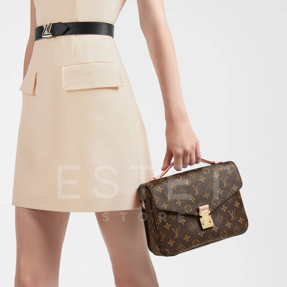 Сумка Louis Vuitton Pochette Metis Темно-коричневая