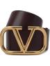 Ремень Valentino Vlogo Signature Темно-коричневый