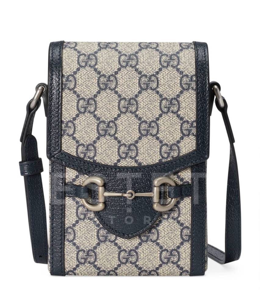 Сумка Gucci Horsebit 1955 Бежевая