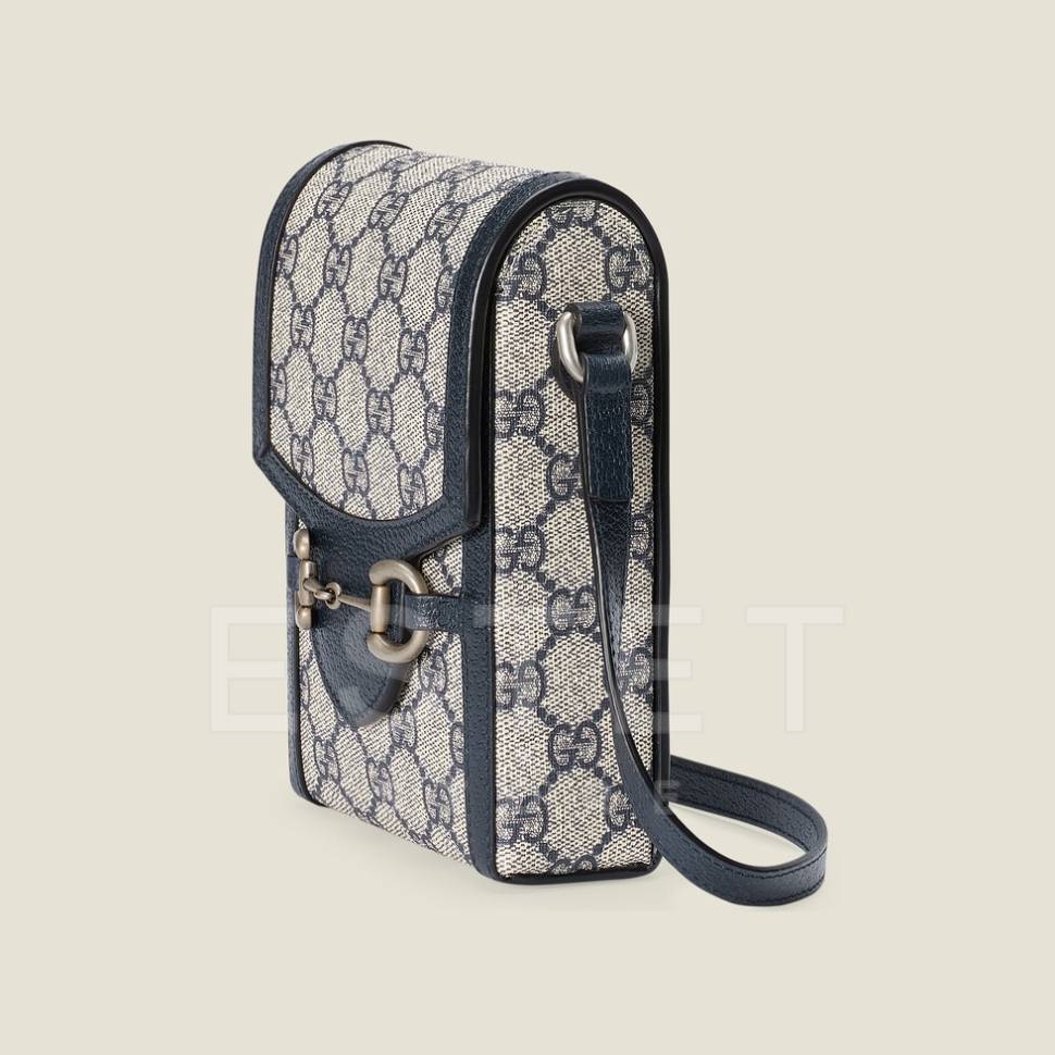 Сумка Gucci Horsebit 1955 Бежевая