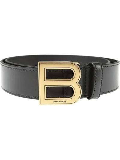 Ремень Balenciaga Hourglass Large Черный