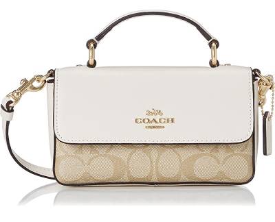 Сумка Coach Mini Josie Белая