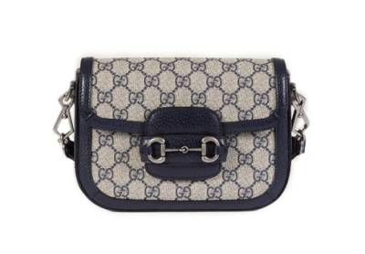 Сумка Gucci Horsebit 1955 Бежевая