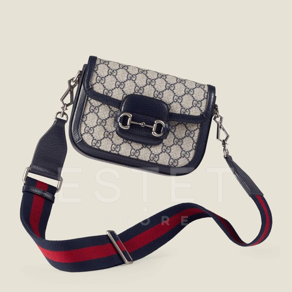 Сумка Gucci Horsebit 1955 Бежевая
