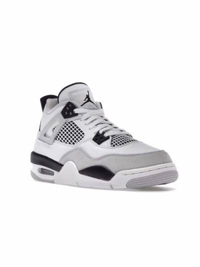 Кроссовки Nike Jordan 4 Retro Military Black Серые