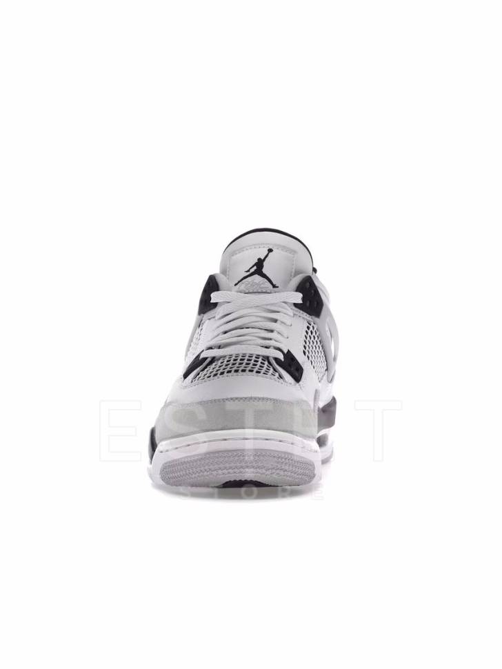 Кроссовки Nike Jordan 4 Retro Military Black Серые
