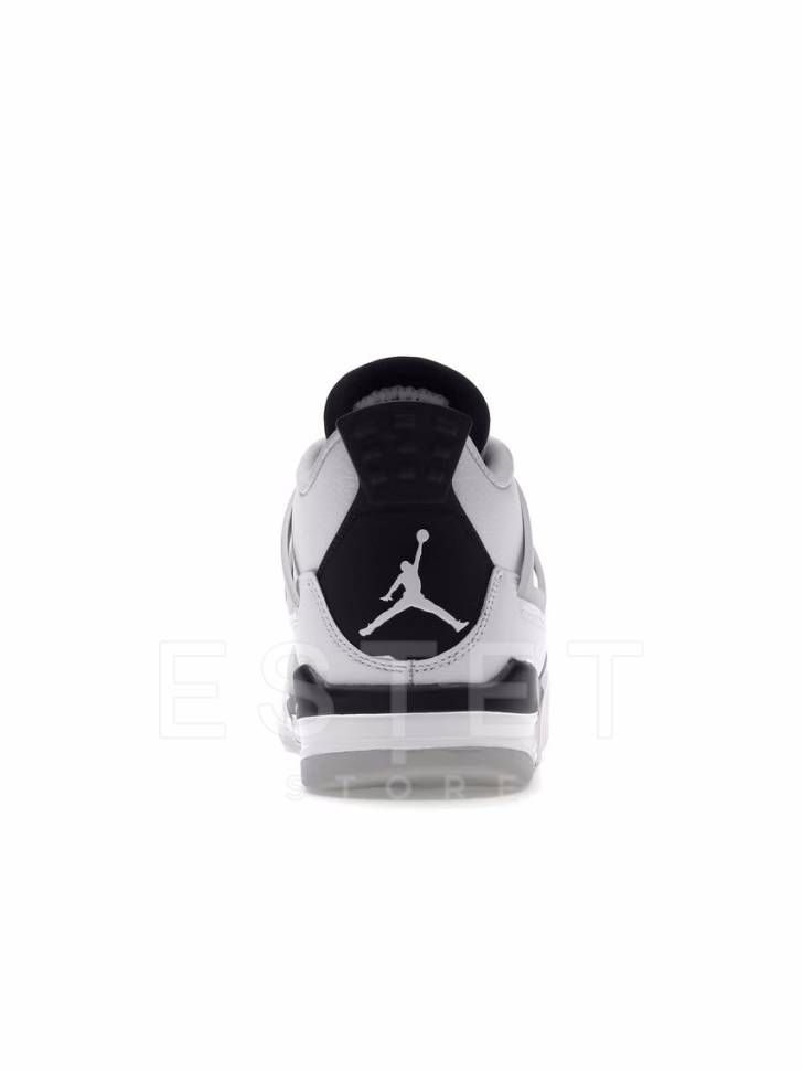 Кроссовки Nike Jordan 4 Retro Military Black Серые