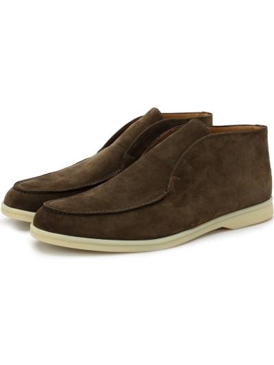 Лоферы Loro Piana Open Walk Оливковые