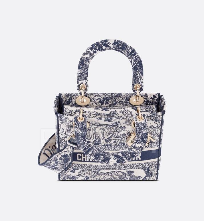 Сумка Dior Lady D-lite Синяя