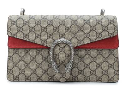 Сумка Gucci Dionysus Gg Supreme Small Бежевая