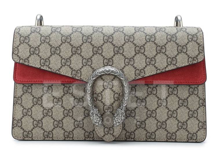 Сумка Gucci Dionysus Gg Supreme Small Бежевая