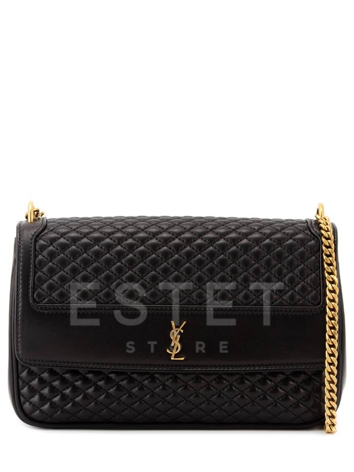 Сумка Saint Laurent Victoire Chain Черная