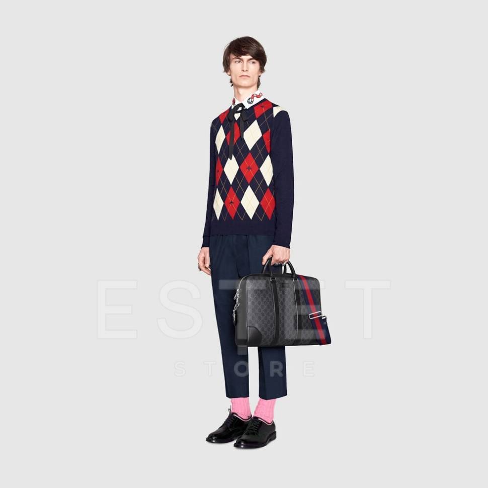 Сумка Gucci Gg Темно-серая