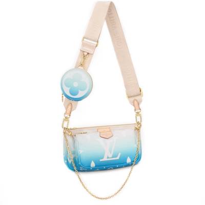 Сумка Louis Vuitton Multi Pochette Accessoires Голубая