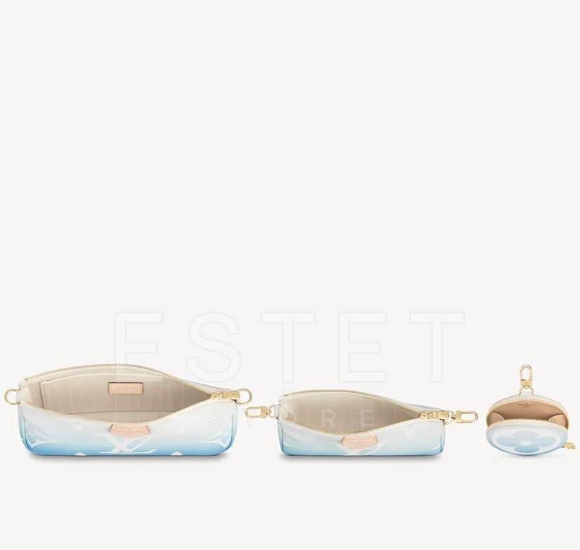 Сумка Louis Vuitton Multi Pochette Accessoires Голубая