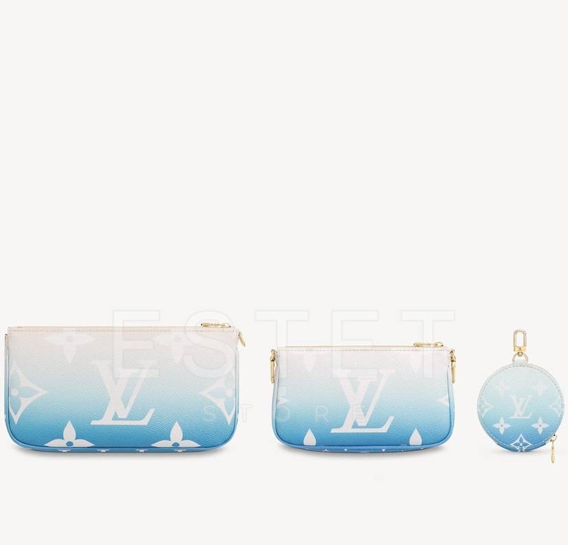 Сумка Louis Vuitton Multi Pochette Accessoires Голубая