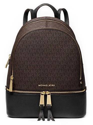 Рюкзак Michael Kors Rhea Zip Medium Коричневый