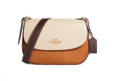 Сумка Coach Macie Saddle Коричневая