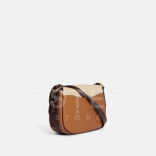 Сумка Coach Macie Saddle Коричневая