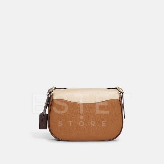 Сумка Coach Macie Saddle Коричневая