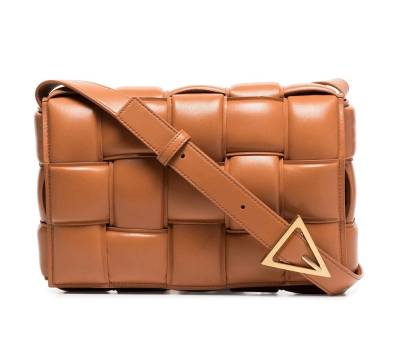 Сумка Bottega Veneta Cassette Коричнево-бежевая