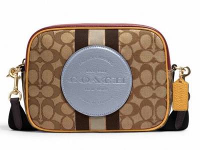 Сумка Coach Dempsey Camera Bag Коричневая