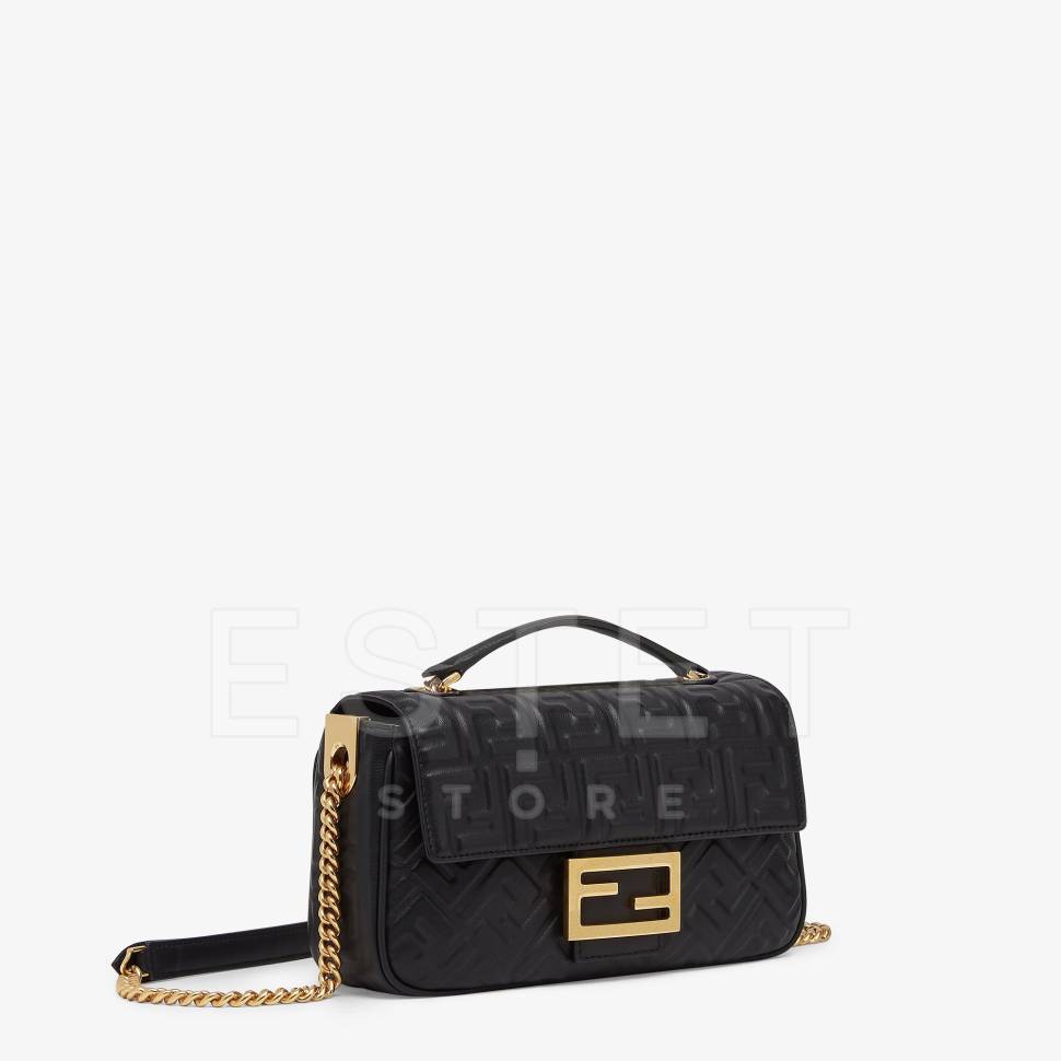Сумка Fendi Midi Baguette Черная