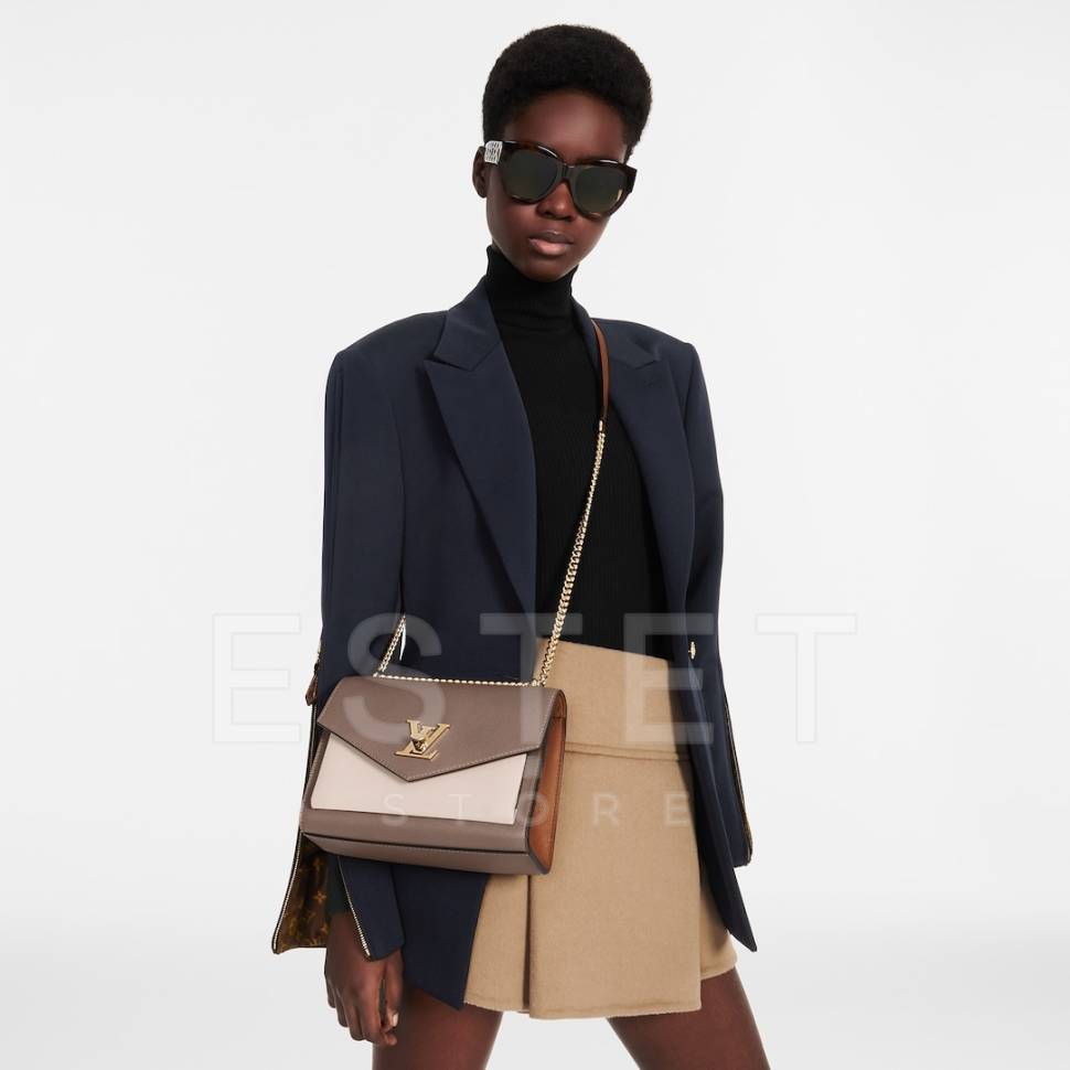 Сумка Louis Vuitton Mylockme Бежевая