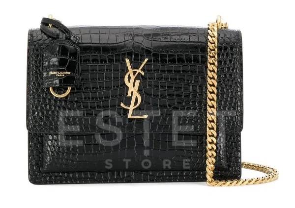 Сумка Saint Laurent Sunset Черная