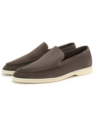 Лоферы Loro Piana Summer Walk Темно-серые