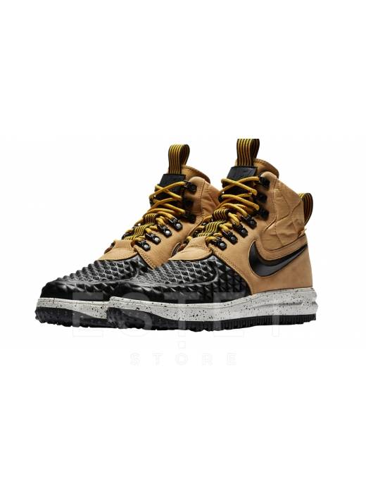Кроссовки Nike Lunar Force 1 Duckboot Metallic Gold Коричневые