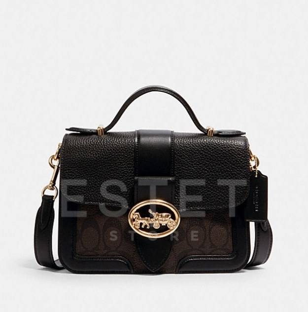 Сумка Coach Georgie Черная