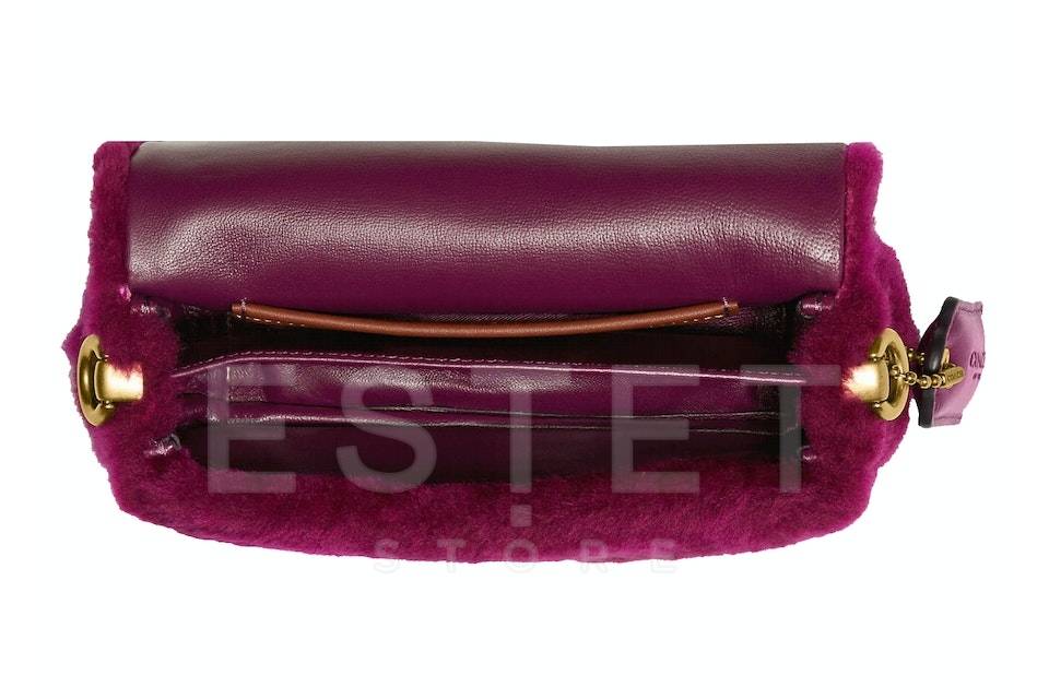 Сумка Coach Pillow Tabby 26 Бордовая