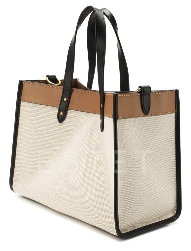 Сумка Coach Field Бежевая