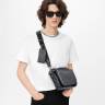 Сумка Louis Vuitton Trio Messenger Темно-серая