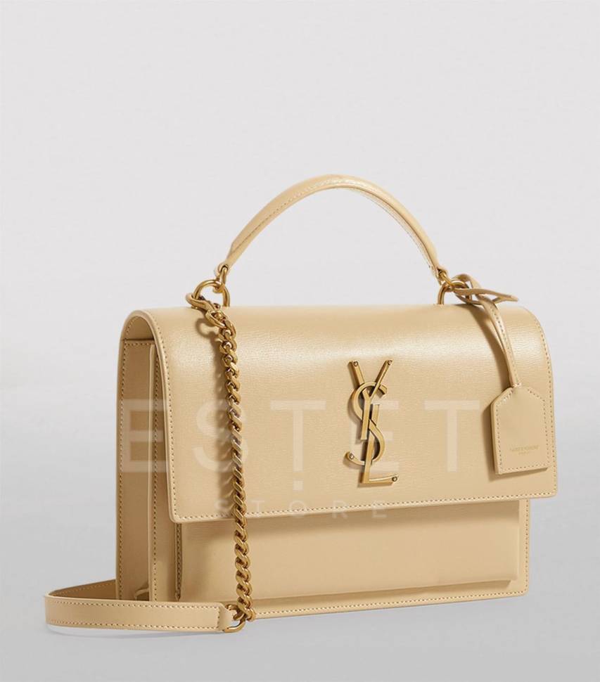 Сумка Saint Laurent Sunset Бежевая