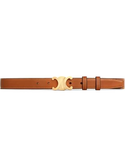 Ремень Celine Triomphe Коричневый