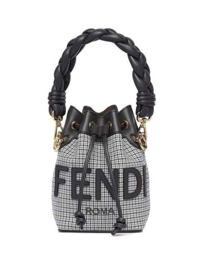 Сумка Fendi Mon Tresor Monogram Серая
